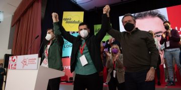 Juan Espadas junto a Moyano