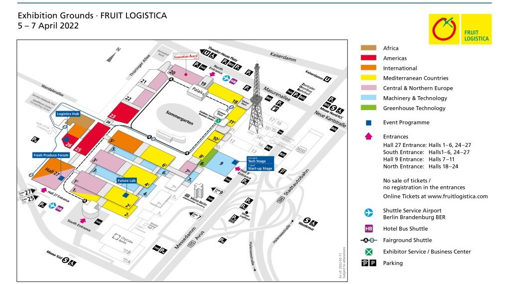 47 empresas de frutas y hortalizas andaluzas acuden a la principal feria del sector en Berlín