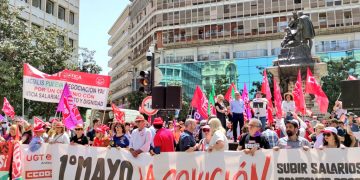 Miles de personas se movilizan en Andalucía este 1 de Mayo para exigir subir salarios por una inflación disparada