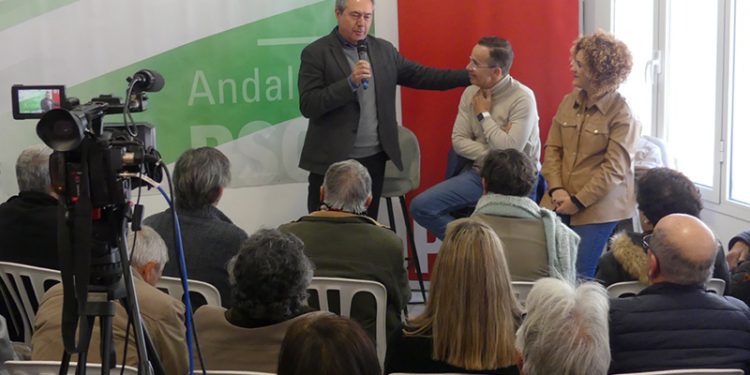 Juan Espadas en Hinojos