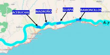 El Gobierno de España formaliza las obras de modernización de los túneles de la A-7 de Ramoncillos, Guapa, Acebuchal y Madroño