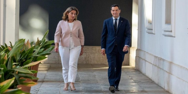 Ministra Teresa Ribero Presidente Junta Juanma Moreno Acuerdo Doñana