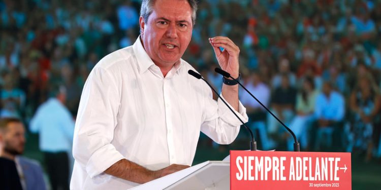 Juan Espadas, portavoz del PSOE en el Senado