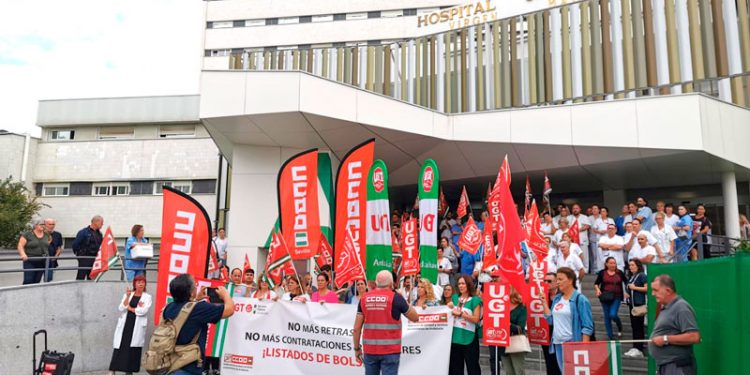 Concentración Sindicatos Sanidad SAS