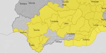 La borrasca ‘Nelson’ activa los avisos en todas las provincias andaluzas