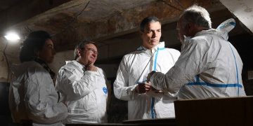 Pedro Sánchez Visita Valle Caídos Exhumación