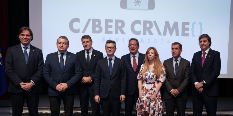 Inauguración CyberCrime 2024 Sevilla Felix Bolaños Antonio Sanz