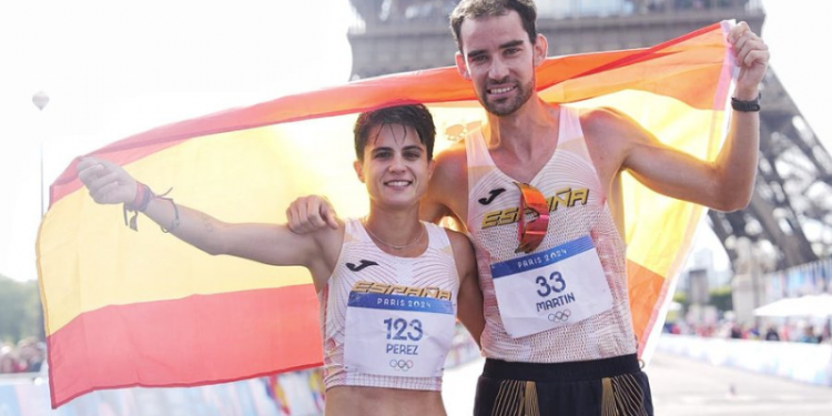 María Pérez Álvaro Martón Oro Marcha JJOO París 2024