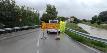 Aviso rojo por lluvias en la campiña de Cádiz