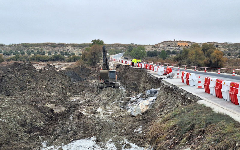 Más de 300 incidencias desde el inicio de la DANA en las carreteras andaluzas