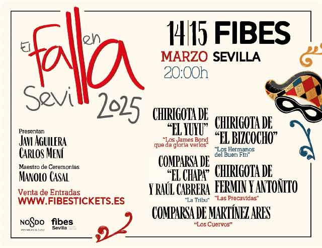 «El Falla en Sevilla» regresa con éxito y nuevas sorpresas: Tres días de Carnaval en Fibes