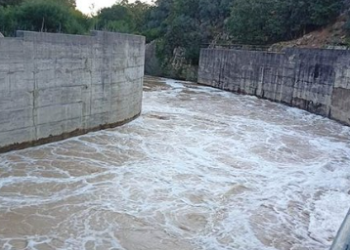 El embalse de los Hurones y la apertura de sus compuertas