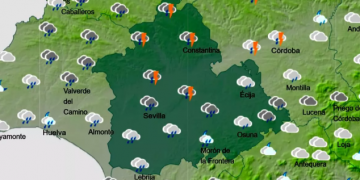 Pronóstico de Sevilla hoy 12 de enero y los días próximos: lluvias y temperaturas estimadas