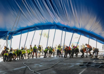 La Gran Carpa de Cirque du Soleil se ha levantado en Sevilla para el estreno de KURIOS