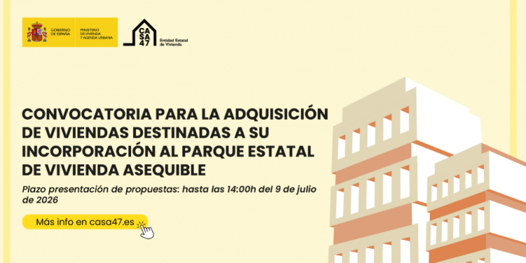 Los propietarios de vivienda ya pueden ofertar sus inmuebles a CASA 47 para ampliar el parque público de Alquiler Asequible