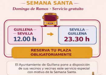 Guillena refuerza el transporte público para Semana Santa