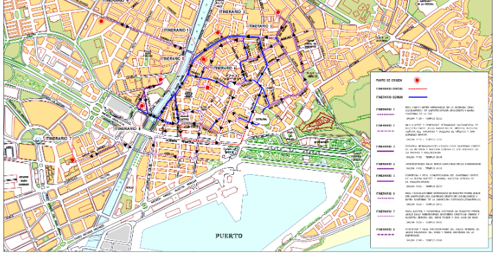 Málaga se prepara para un intenso Jueves Santo con ocho procesiones y recorridos por el centro histórico