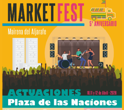 Market Fest 2026 celebra su quinto aniversario con tres días de ocio en Mairena del Aljarafe