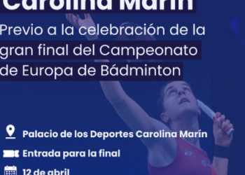 Huelva rendirá homenaje a Carolina Marín en el Palacio de los Deportes que lleva su nombre