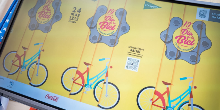 El Ayuntamiento de Málaga ha anunciado la celebración de la XIX edición del ‘Día de la Bici 2026’