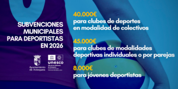 Antequera abre una convocatoria para deportistas y clubes del municipio de este 2026