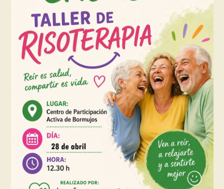 Taller en Bormujos el siguiente martes 28 de abril