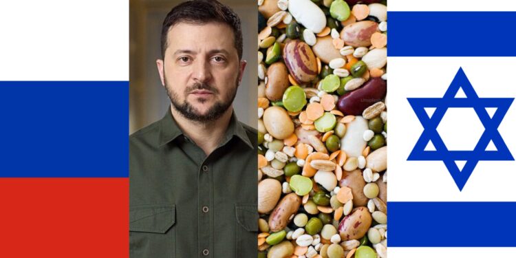 Ucrania acusa a Israel de facilitar comercio de granos “robados” y eleva la tensión diplomática en medio de la guerra con Rusia