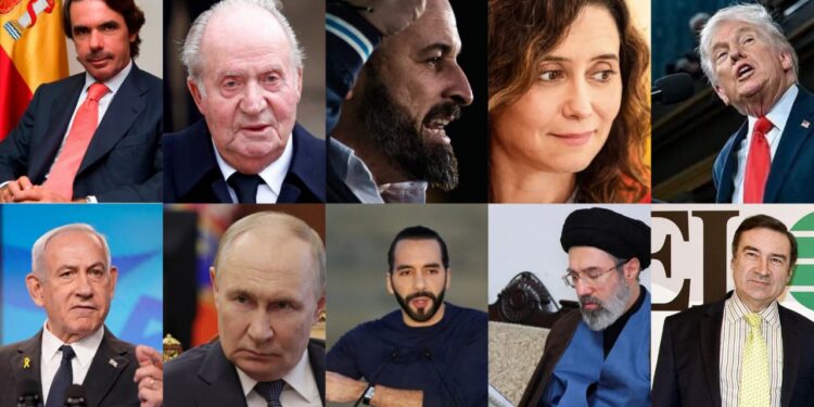 Reproducción: Georgetown Global Forum / François Lenoir - REUTERS / Marcos del Mazo - LightRocket via GettyImages / Rui Duarte Silva - Expresso / Kenny Holston-Pool - GettyImages / REUTERS - Nathan Howard/Pool / Pix News MS - GettyImages / REUTERS - Jose Cabezas / REUTERS - Foto de Archivo / EFE - El Confidencial / Wikipedia