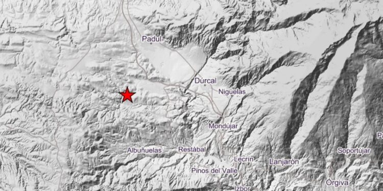 Un terremoto leve con epicentro en Padul se deja sentir en Granada capital sin causar daños