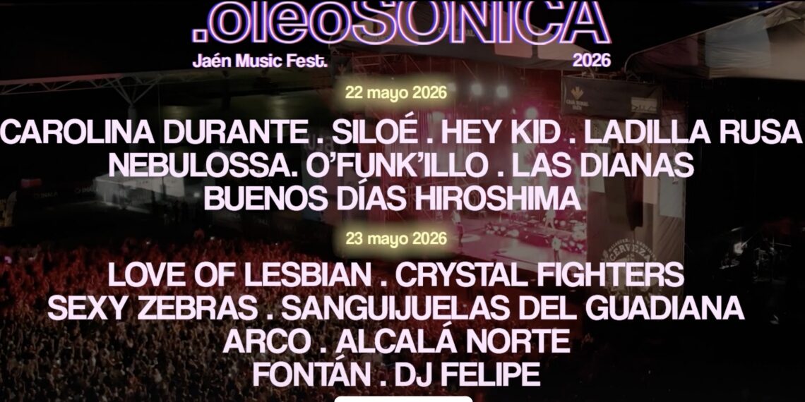 Oleosónica arranca en Jaén rozando el lleno absoluto y se consolida como uno de los grandes festivales musicales de España