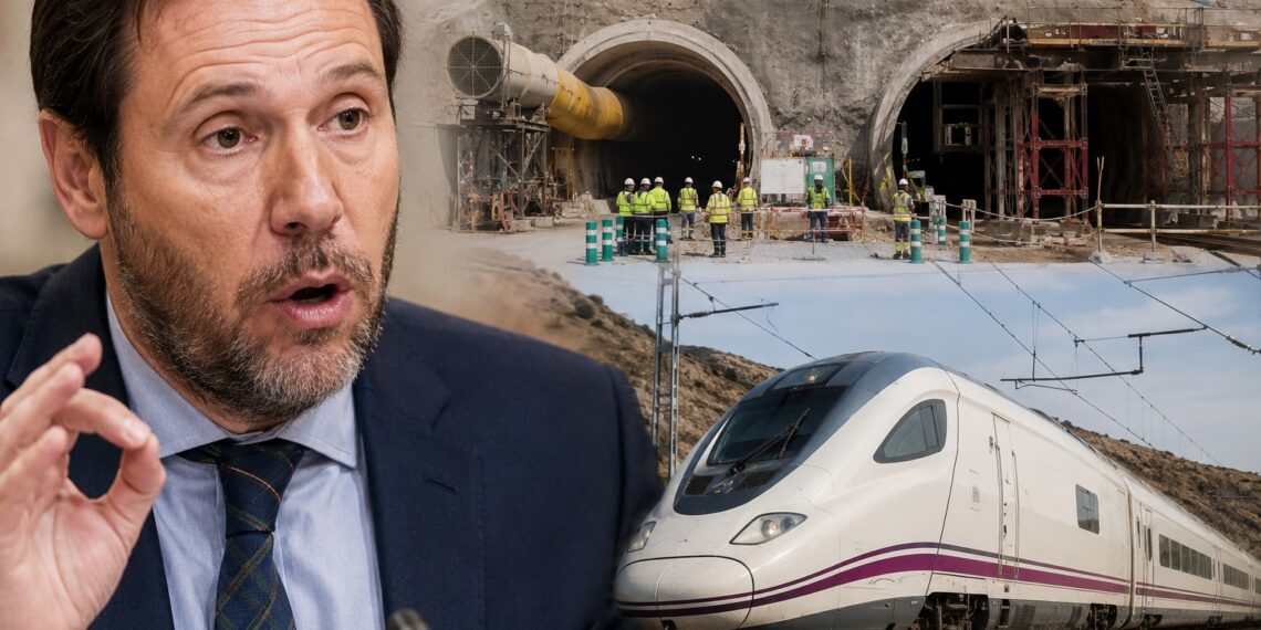 Óscar Puente defiende en el Senado el avance del AVE a Almería frente a las críticas del PP por los retrasos