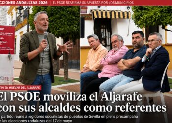 El PSOE se moviliza en el Aljarafe con sus alcaldes como referentes en plena precampaña andaluza