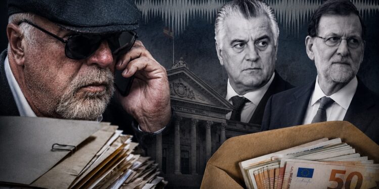Los audios de Villarejo en el juicio de Kitchen apuntan a pagos periódicos de Bárcenas a Rajoy: “10.000 euritos todos los meses”
