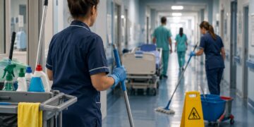 UGT denuncia precariedad y sobrecarga laboral en el nuevo convenio de limpieza del Hospital Juan Ramón Jiménez