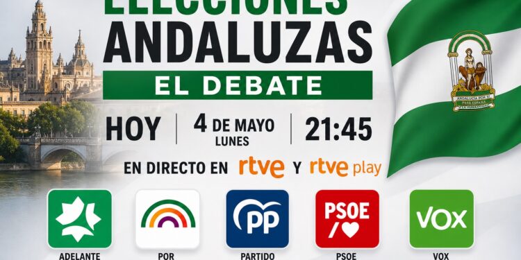 RTVE emitirá este 4 de mayo el primer gran debate de las elecciones andaluzas