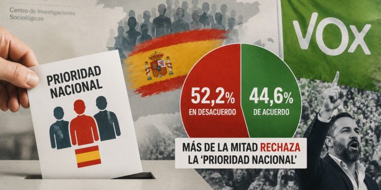 El CIS desmonta el relato de la “prioridad nacional” de Vox: la mayoría de los españoles la rechaza