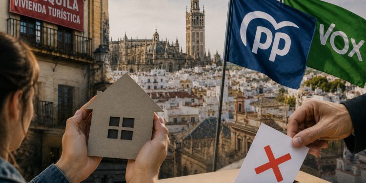 PP y Vox tumban en Sevilla 43 medidas para frenar la crisis de vivienda y rechazan limitar pisos turísticos o bajar el precio de la vivienda pública