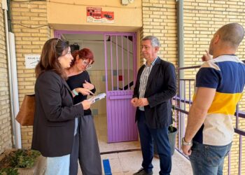 El Ayuntamiento de Jaén actúa de urgencia en el CEIP Santo Tomás tras detectarse un hundimiento