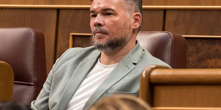 El líder de ERC, Gabriel Rufián, en el Congreso de los Diputados, el 19 de mayo de 2026 / Europa Press News.