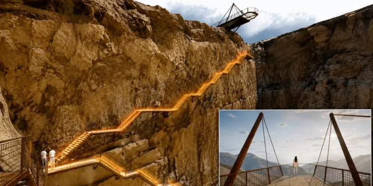 Almería tendrá su propio “Caminito del Rey” entre paredes de mármol: Macael abrirá en julio un espectacular parque minero de vértigo