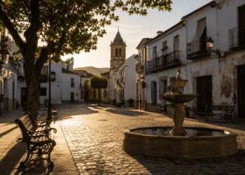 La plaza a las cuatro de la tarde