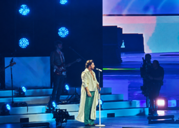 Manuel Carrasco en Sevilla durante el concierto Viento Salvaje en La Cartuja