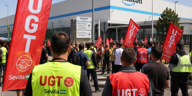UGT destaca el seguimiento de la huelga del sector logístico en Sevilla y anuncia nuevas movilizaciones