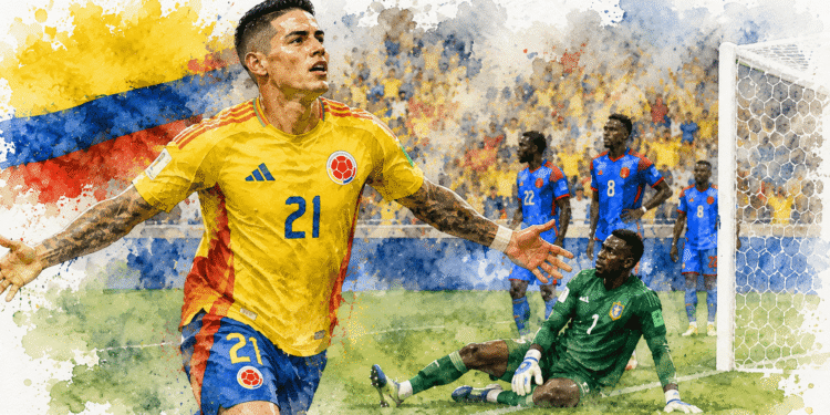Colombia 1-0 República Democrática del Congo: Daniel Muñoz derriba el muro de Mpasi y clasifica a los cafeteros