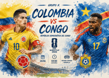 Colombia busca los octavos ante una República Democrática del Congo obligada a reaccionar