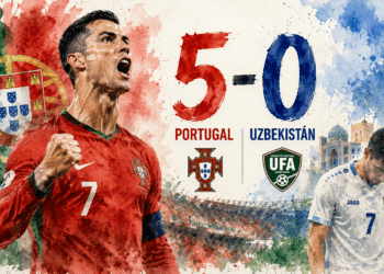 Portugal 5-0 Uzbekistán: Cristiano responde a las dudas con una exhibición y acerca a los lusos a octavos