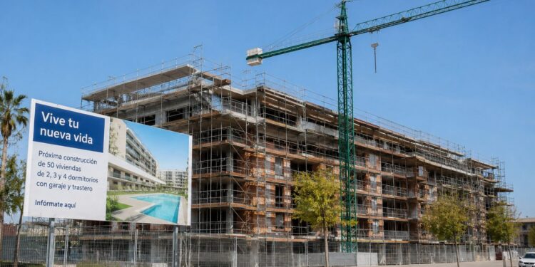Bloques de viviendas en Andalucía para ilustrar el aumento de las ejecuciones hipotecarias en Andalucía