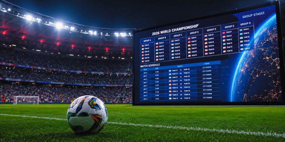 Calendario actualizable del Mundial 2026