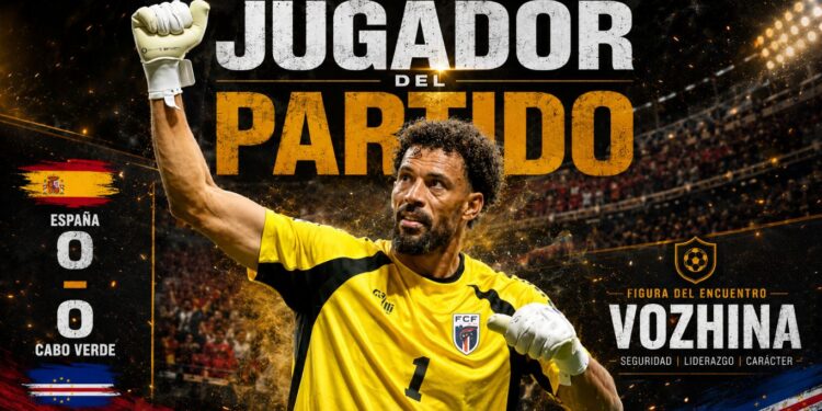 Vozhina jugador del partido ante España