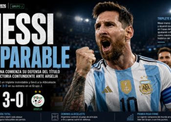 Messi firma una exhibición y lanza a Argentina en su defensa del título